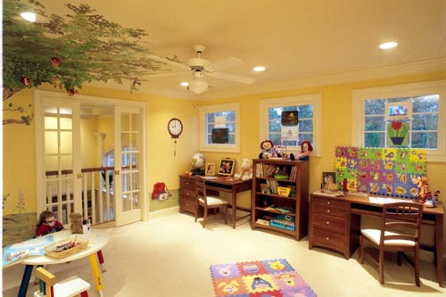 цветовое решение детской комнаты